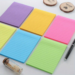 50 Sheets Lined Sticky Notes Post Bright Square Sticky Notes Pad