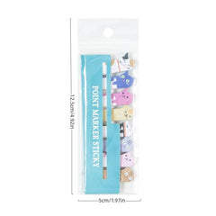 Cats Sticky Point Markers Index Writing Paper Memo Pad
