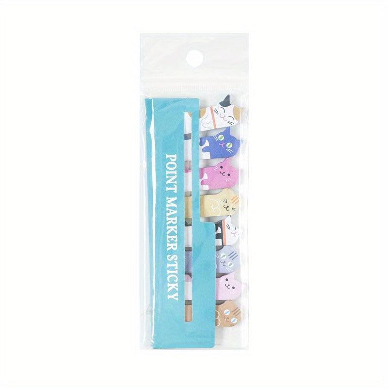 Cats Sticky Point Markers Index Writing Paper Memo Pad