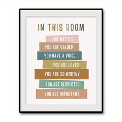 You Matter You Are Loved Classroom Decor