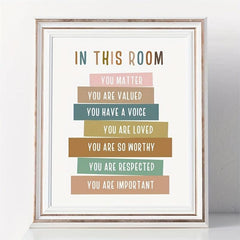 You Matter You Are Loved Classroom Decor