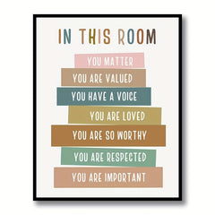 You Matter You Are Loved Classroom Decor