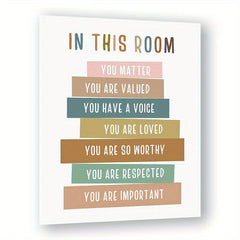 You Matter You Are Loved Classroom Decor