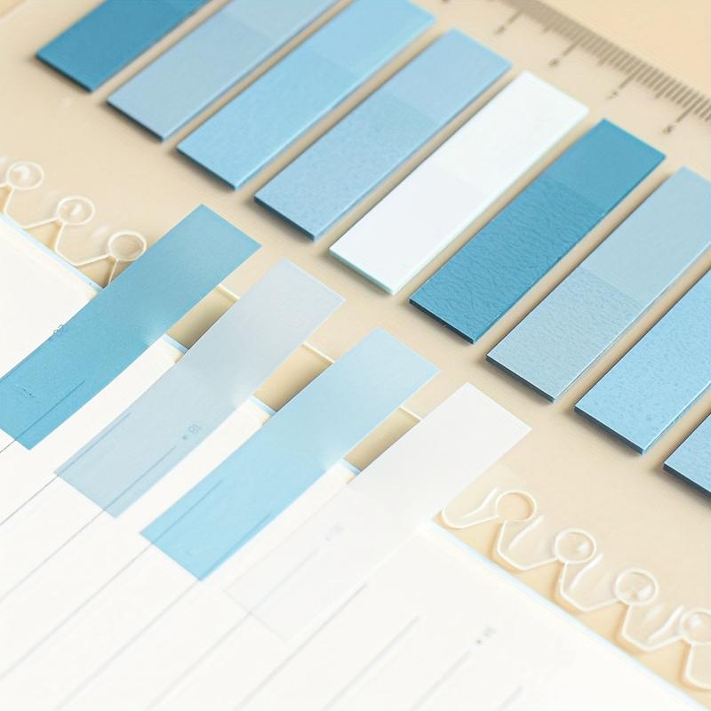 1 Pack PET Sticky Notes Multiple Colors Index Tabs 200 Sheets