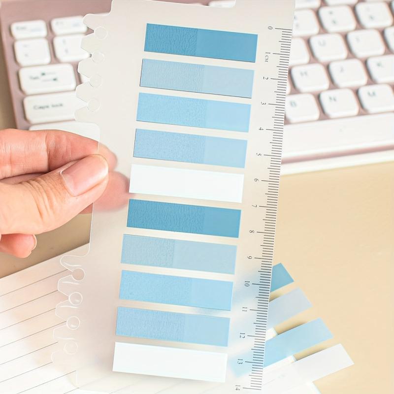 1 Pack PET Sticky Notes Multiple Colors Index Tabs 200 Sheets