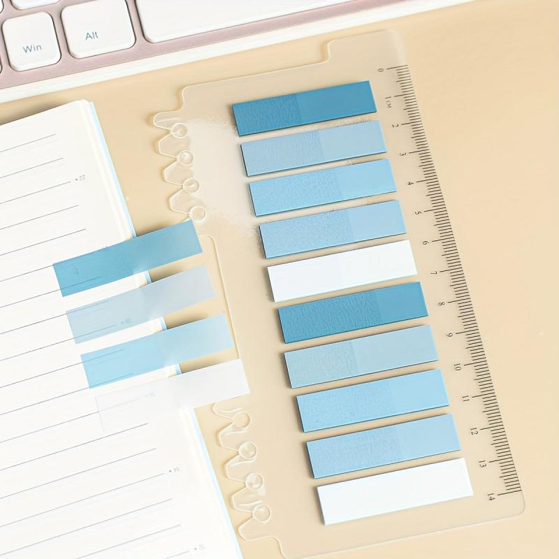 1 Pack PET Sticky Notes Multiple Colors Index Tabs 200 Sheets