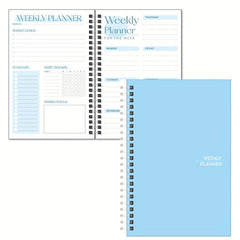 Planner Weekly & Daily Spiral Notebook 52 Weeks Agenda Journal