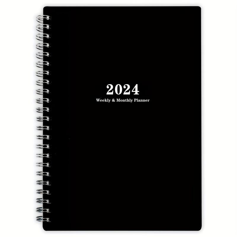 Planner Weekly And Monthly Notebook Spiral 12 Month Agenda Journal