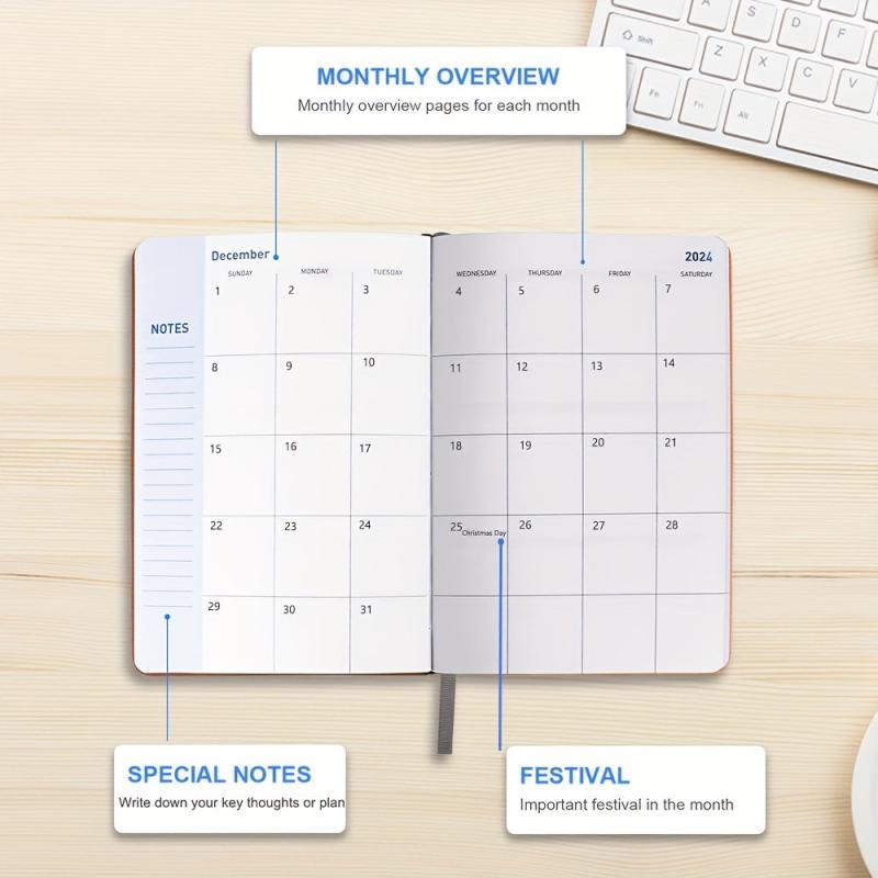 Planner 18 Months Weekly & Monthly Academic Year Calendar Jan-Jun Hardcover