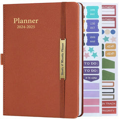 Planner 18 Months Weekly & Monthly Academic Year Calendar Jan-Jun Hardcover