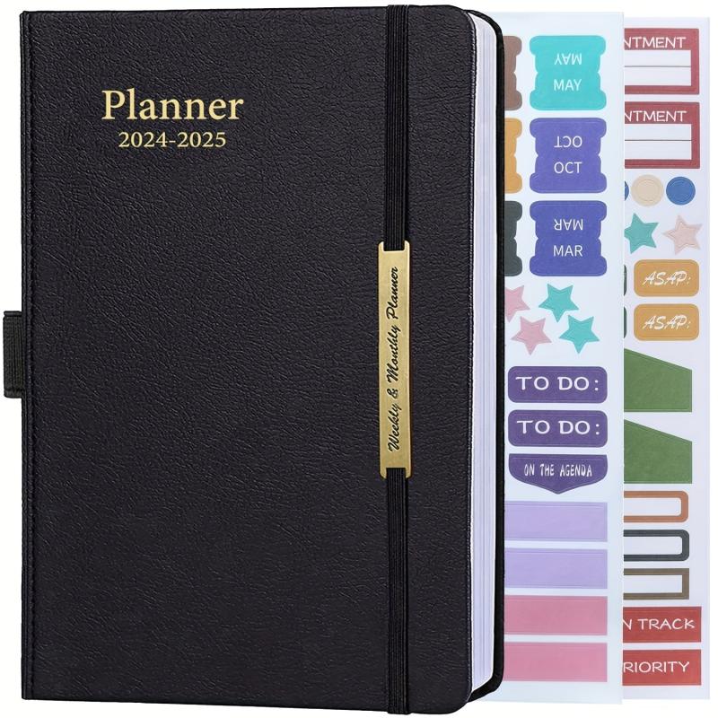 Planner 18 Months Weekly & Monthly Academic Year Calendar Jan-Jun Hardcover