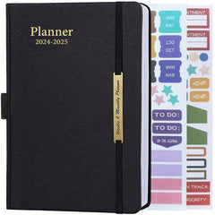 Planner 18 Months Weekly & Monthly Academic Year Calendar Jan-Jun Hardcover