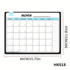 Company Planning Magnetic Form Refrigerator Sticker