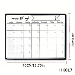Company Planning Magnetic Form Refrigerator Sticker