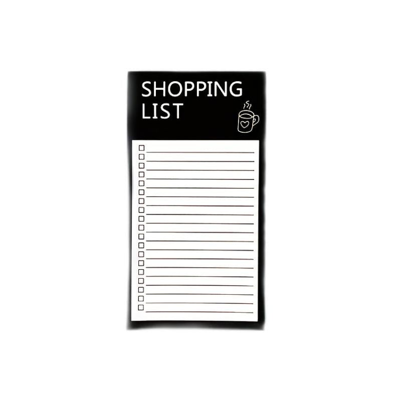 2pcs Magnetic Grocery List Pad with Pen Holder - Funny Notepad for Fridge