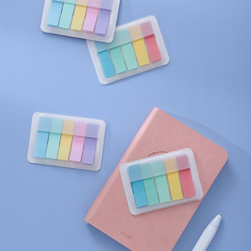 100pcs Sticky Tabs Page Markers Sticky Index Tabs Writable Notes