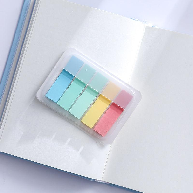 100pcs Sticky Tabs Page Markers Sticky Index Tabs Writable Notes