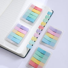 100pcs Sticky Tabs Page Markers Sticky Index Tabs Writable Notes