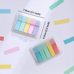 100pcs Sticky Tabs Page Markers Sticky Index Tabs Writable Notes