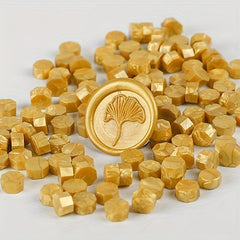 100pcs Octagonal Metal Tie Bag Wax Pellets Sealing Wax