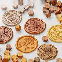 100pcs Octagonal Metal Tie Bag Wax Pellets Sealing Wax