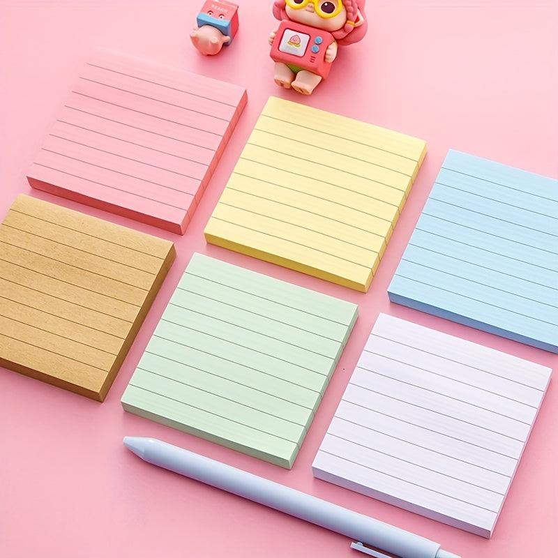 Pastel Sticky Notes 80 Sheets 7.62cmX7 Self Stick Note Pads School Supplies