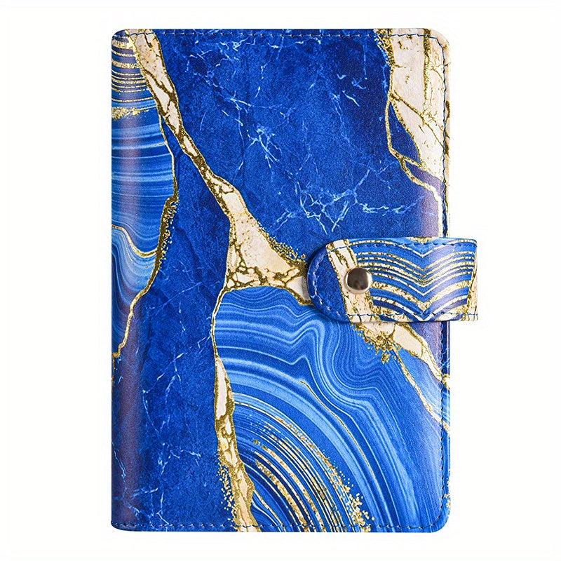 Golden Buckle Loose leaf Hand Account Book With Marble Pattern