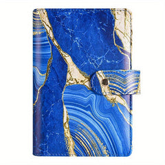 Golden Buckle Loose leaf Hand Account Book With Marble Pattern