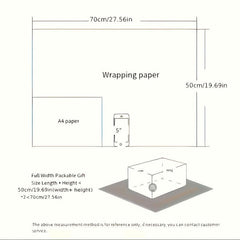 6pcs Colorful Cartoon Birthday Gift Wrapping Paper Roll
