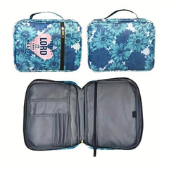 Bible Cover Carrying Case with Handle and Zippered Pocket
