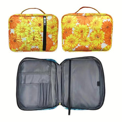 Bible Cover Carrying Case with Handle and Zippered Pocket