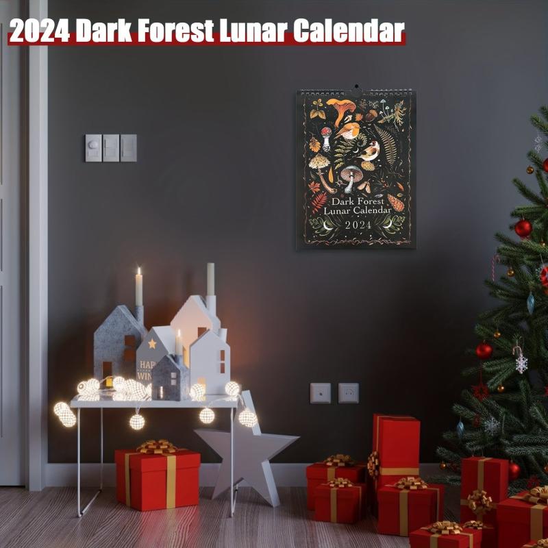Dark Forest Wall Calendar 2023, 12 Month Nature Photography, 12 x 12 inches