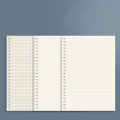 PP Thickened Rollover Coil Book A4/A6 Blank Paper Notebook 80 Sheets