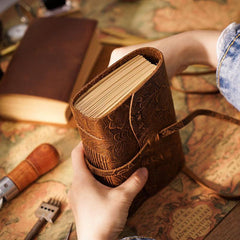 Leather Journal Book 400 Pages for Sketching & Writing