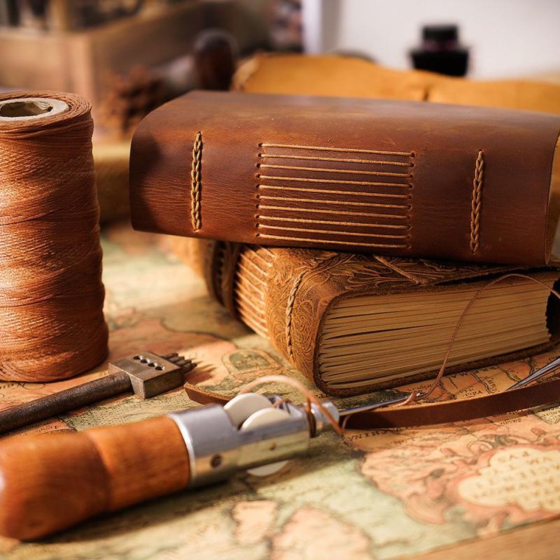 Leather Journal Book 400 Pages for Sketching & Writing