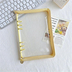 Zipper Binder Postcard Collection Book for School Stationery