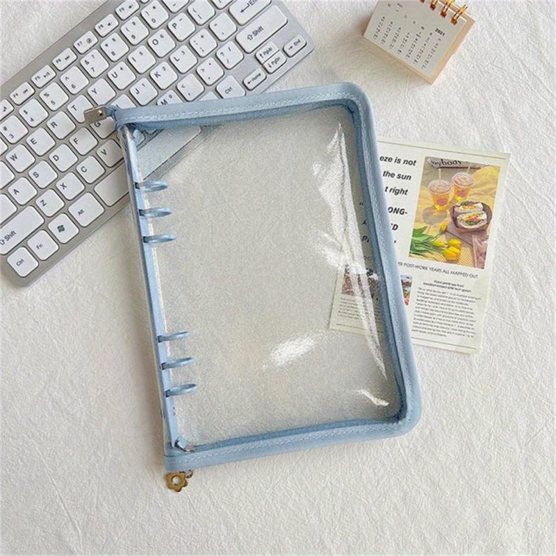 Zipper Binder Postcard Collection Book for School Stationery