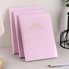 A5 English Weekly Planner with Starlight Design for Time Management