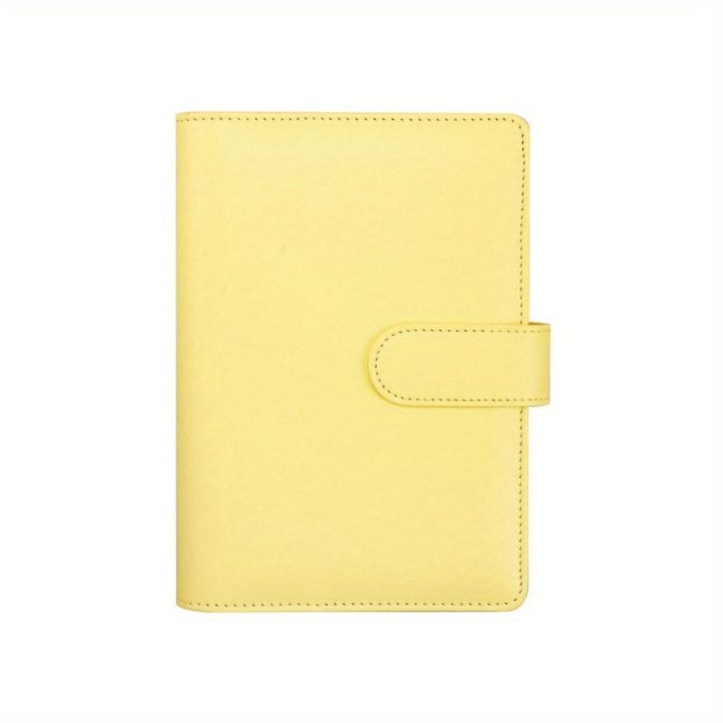 Stylish A6 PU Leather Macaroon Planner Binder - 6 Hole - Magnetic Clasp