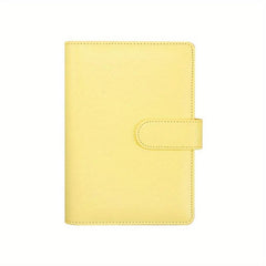 Stylish A6 PU Leather Macaroon Planner Binder - 6 Hole - Magnetic Clasp