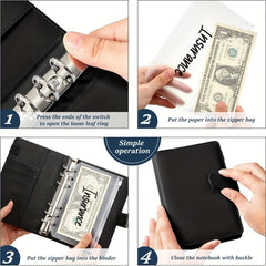 Stylish A6 PU Leather Macaroon Planner Binder - 6 Hole - Magnetic Clasp
