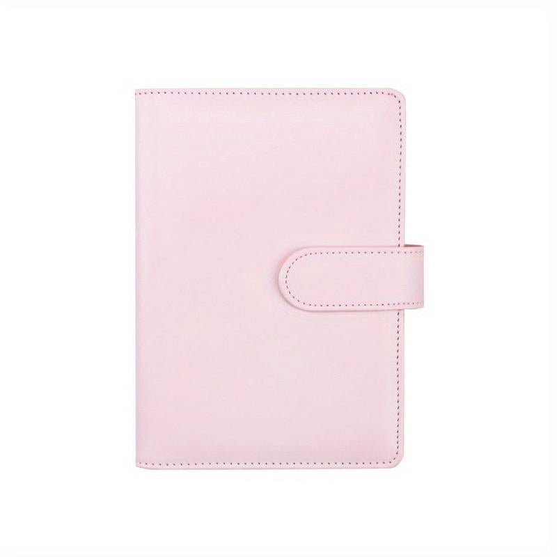 Stylish A6 PU Leather Macaroon Planner Binder - 6 Hole - Magnetic Clasp