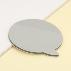 50 Pages Cartoon Sticky Notes, Various Shapes Colored PET Message In