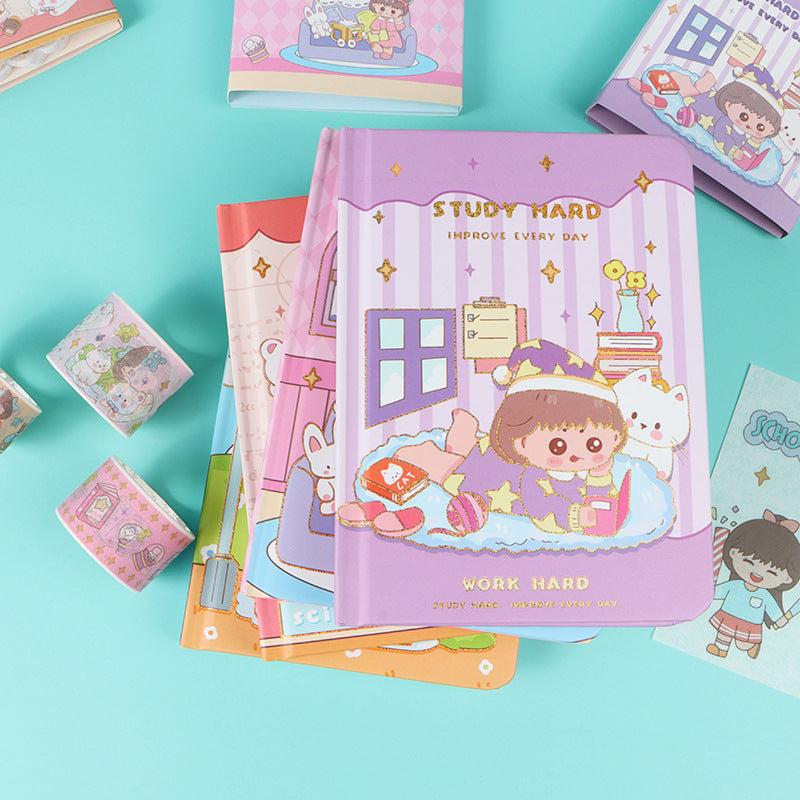 Hand Account Book Diary Journal Set - Students Birthday Gift