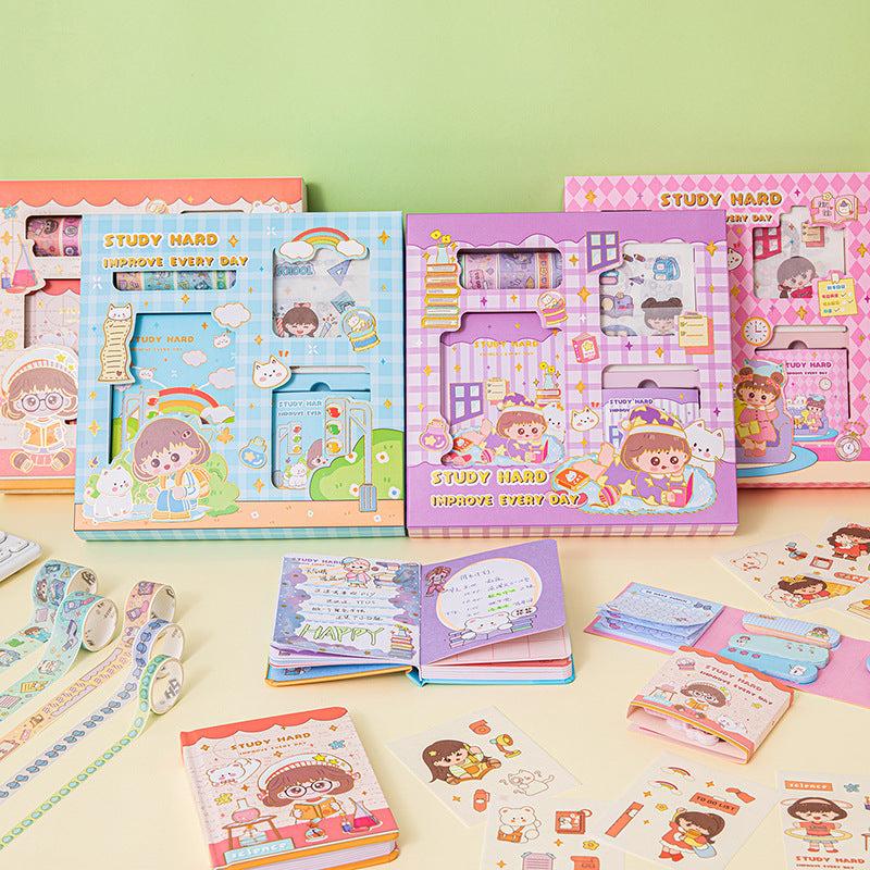 Hand Account Book Diary Journal Set - Students Birthday Gift