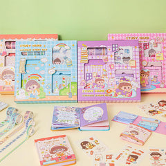 Hand Account Book Diary Journal Set - Students Birthday Gift