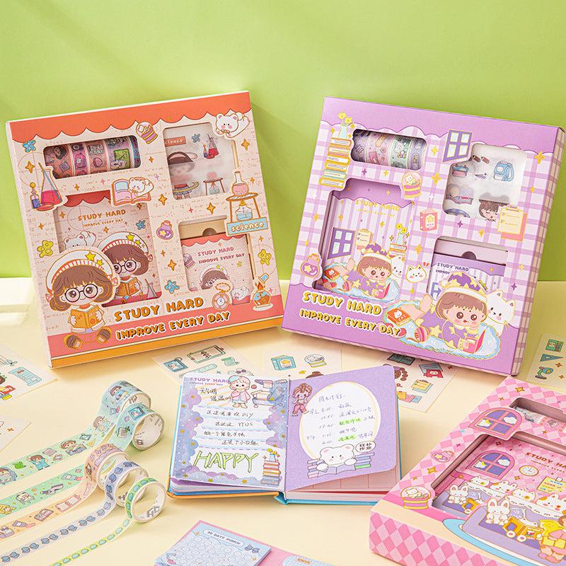 Hand Account Book Diary Journal Set - Students Birthday Gift