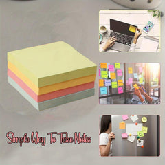 4 Colors Sticky Notes Index Labels 20 x 100 for Office School Memos