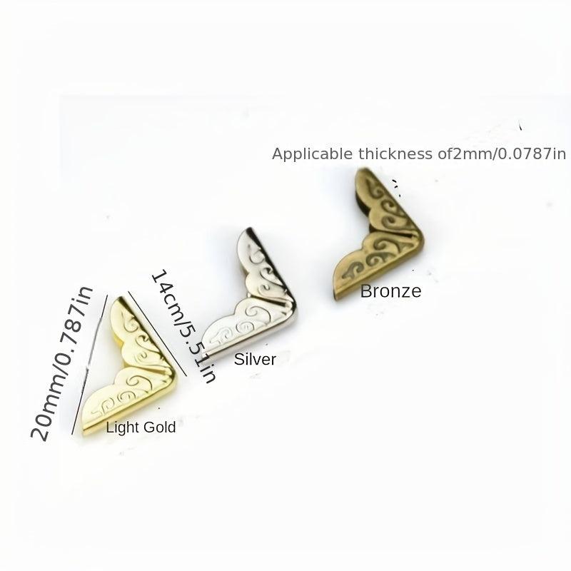12pcs Leather Craft Corner Protective Stickers for Notebook DIY
