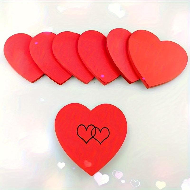 Love Sticky Notes Special Shaped Stickers Small Book